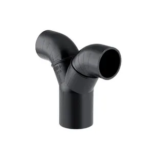 Geberit PE Doppelanschlussbogen 90° für Manschette