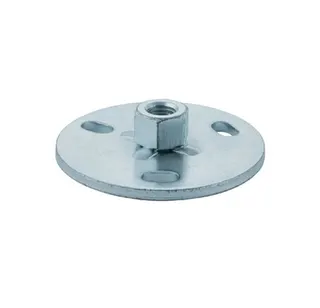 Geberit Grundplatte rund, 3-Loch, mit Gewindemuffe M10