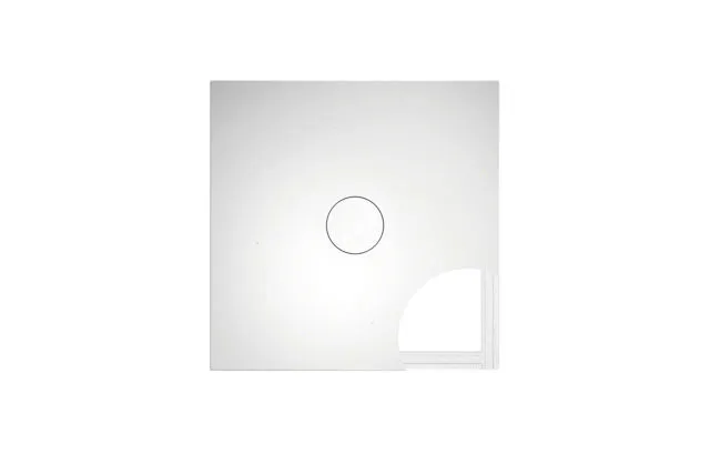 Bette Duschfliesen Rechteck Air mit Minimum-Träger Weiß AS 900x900mm
