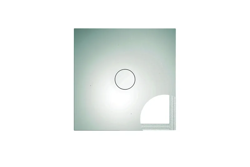 Bette Duschfliesen Rechteck Air mit Minimum-Träger Weiß AS 1200x1000mm