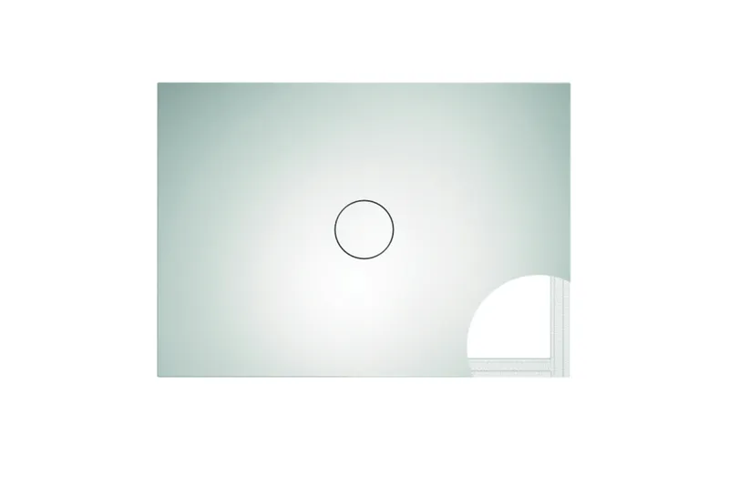 Bette Duschfliesen Rechteck Air mit Minimum-Träger Raven 1400x1000mm