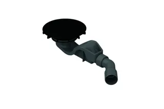 ZUB Duschwanne Duschfläche Ab- und Überlauf BetteAir 50 ebony