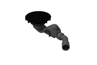 ZUB Duschwanne Duschfläche Ab- und Überlauf BetteAir 50 ebony – Bild 2
