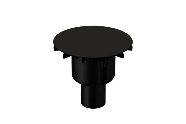 ZUB Duschfläche Ab- und Überlauf BetteAir Down graphite Antirutsch Pro