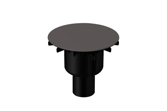 ZUB Duschfläche Ab- und Überlauf BetteAir Down quartz Antirutsch Pro