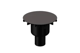 BE ZUB Duschfläche Ab- und Überlauf BetteAir Down quartz Antirutsch Pro