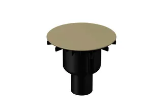 BE ZUB Duschfläche Ab- und Überlauf BetteAir Down sand Antirutsch Pro