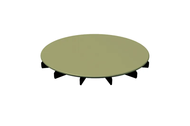 Ersatzteile Glasierter Ablaufdeckel BetteAir Jasmin AY 210x210x25mm