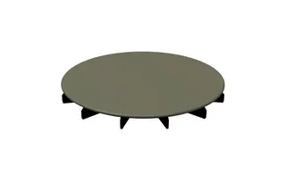 BE Ersatzteile Glasierter Ablaufdeckel BetteAir Flint AY 210x210x25mm