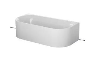 Bette Badewannen Sonderform Lux Oval I Silhouette Pergamon 1700x800x450/575mm – Bild 2