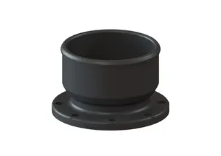 KESSEL-Flanschanschluss DN 100, für Kunststoffarmaturen