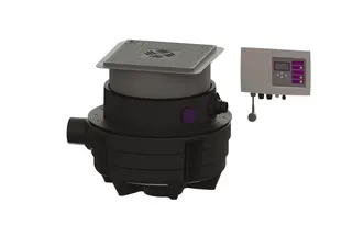 KESSEL-Hebeanlage Aqualift F Compact Duo, SPZ 1000, resist., Bodenpl., schw.