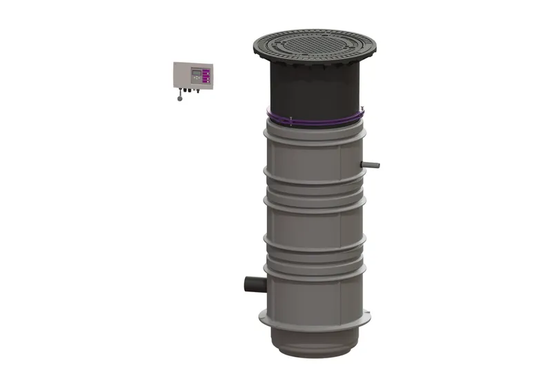 KESSEL-Pumpstation Aquapump Medium Duo, GTF 1200, 1800-2250 mm, Klasse D