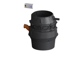 KESSEL-Pumpstation Aquapump XL Duo, SPF 3000-S3, niedrigster Einbau