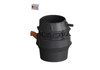 KESSEL-Pumpstation Aquapump XL Tronic, SPF 3000-S3, niedrigster Einbau