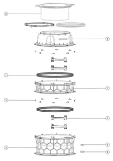 KESSEL-Schachtmodul LW 1000 Bodenplatte Zugang LW 800, 896-1145 mm, Klasse A 15 – Bild 2