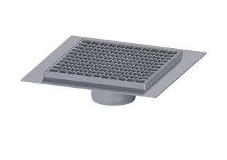 KESSEL-Aufsatzstück Ferrofix Klebeflansch H:15mm,300x300mm,Gitterrost