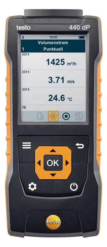 testo 440 dP - Klimamessgerät inkl. Differenzdrucksensor