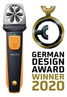 testo 410i - Flügelrad-Anemometer mit Smartphone-Bedienung