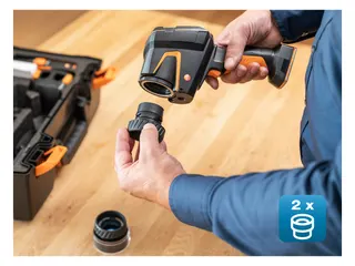 testo 883 Set - Wärmebildkamera testo 883 mit 2 Objektiven und Zubehör – Bild 3