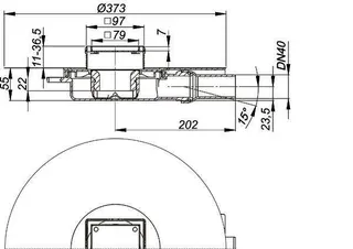 Bodenablauf DallDrain Ind. Plan OM, DN 40, 100 x 100 mm – Bild 3