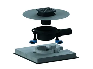 Bodenablauf-Set DallDrain Select, DN 50, 120 x 120 mm