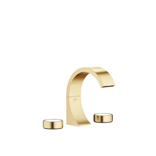 Dornbracht Waschtisch-3-Lochbatt. mit Ablaufgarnitur CYO 20710811 Messing gebürstet (23kt Gold)