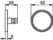 Keuco Klebe-Set 10 Universalartikel 04994 f.12820, 12822 m.rd. Rosette – Bild 2
