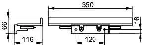 Keuco Duschablage REVA 12859 m.integriertem Glasabzieher weiß – Bild 2