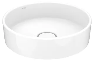 Keuco Keramik-Waschtisch rund Stageline 32880 o.Hahnlochbohrung D: 400mm weiß