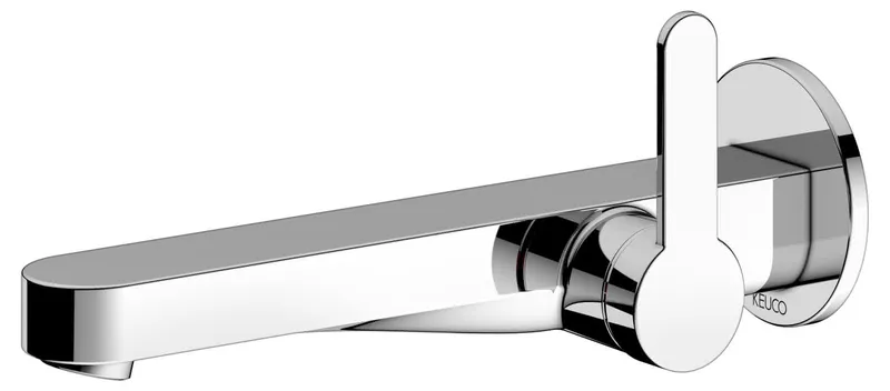 Keuco EHM-Waschtisch-Mischer UP IXMO 59516 Wandm./Ausf.rd. Ausl.225mm/Flat verchr.