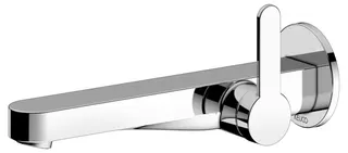 KE EHM-WT-Mischer UP IXMO 59516 Wandm./Ausf.rd. Ausl.225mm/Flat verchr.