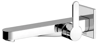 Keuco EHM-Waschtisch-Mischer UP IXMO 59516 Wandm./Ausf.eck. Ausl.225mm/Flat verchr.
