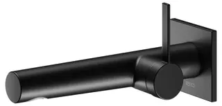 EHM Waschtisch-Mischer eckig Wandmontage, 219mm more4YOU, schwarz