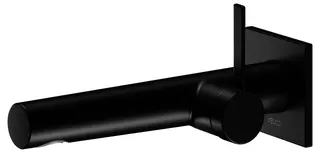 EHM Waschtisch-Mischer eckig Wandmontage, 219mm more4YOU, schwarz – Bild 2