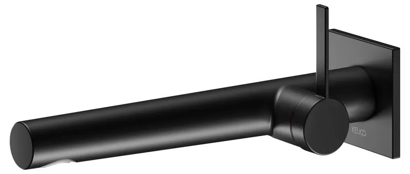 EHM Waschtisch-Mischer eckig Wandmontage, 265mm more4YOU, schwarz