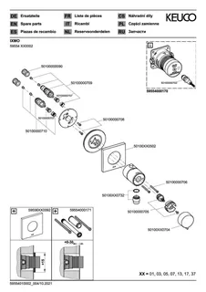 Thermostat m. Schlauchanschluss more4YOU, eckig, sw – Bild 4