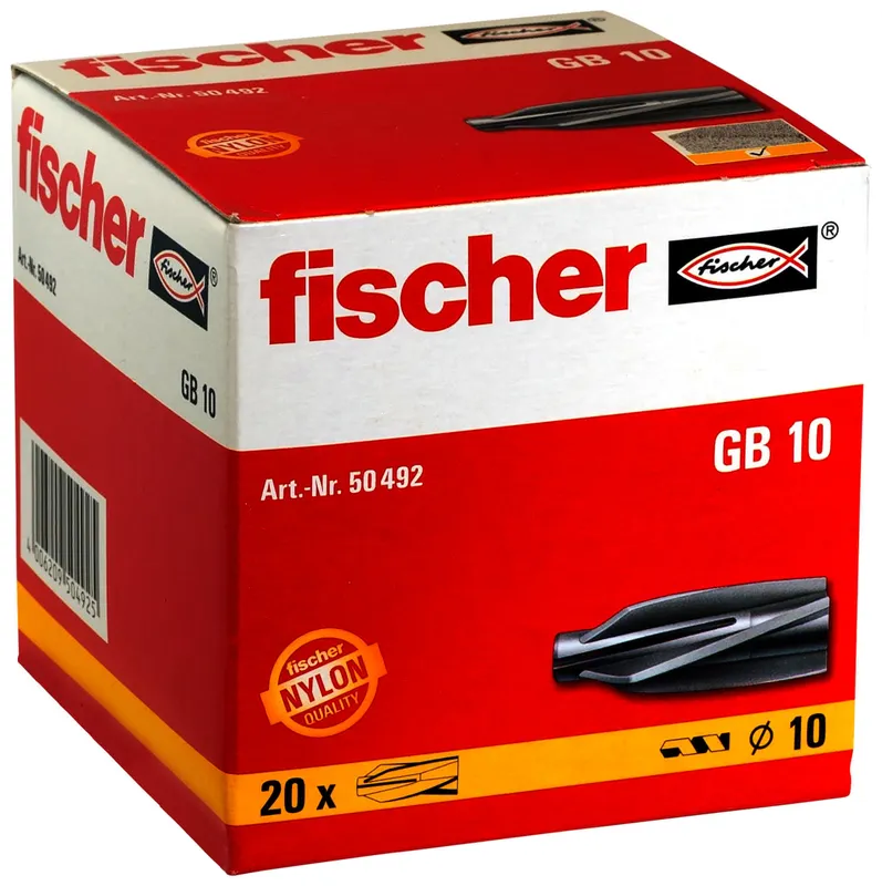 Gasbetondübel GB 10 Fischer VE 20
