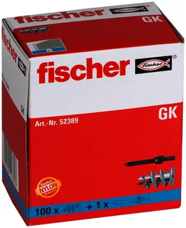 Gipskartondübel GK Fischer VE 100