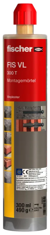 Fischer Montagemörtel FIS VL 300 T Paket mit 1 Stück