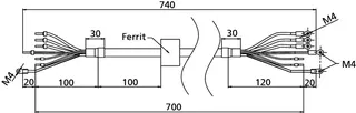 KSB Verlängerungskabel für BOATRONIC MS/MS-420 – Bild 2