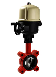 KSB Einklemm-Absperrklappe BOAX-SF m.E-Antrieb AQ5 230V PN 10/16 DN 25