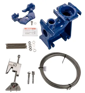 KSB Aufstellset stationär, Seil DN 80/100, DN 3_DIN ISO ASME, NBR 60