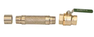 KSB Anschlussset flexibler Schlauch mit Kugelhahn, G 1 1/2"