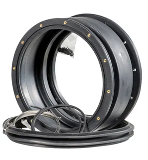 KSB Mauerkragen mit Spannbädern EPDM/Edelstahl,MK 630,m. Ausgleichsstück