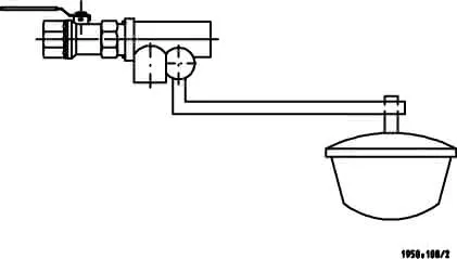 KSB Schwimmerventil-Zulaufset FL für PE-Vorbehälter, Anschluss R 2"