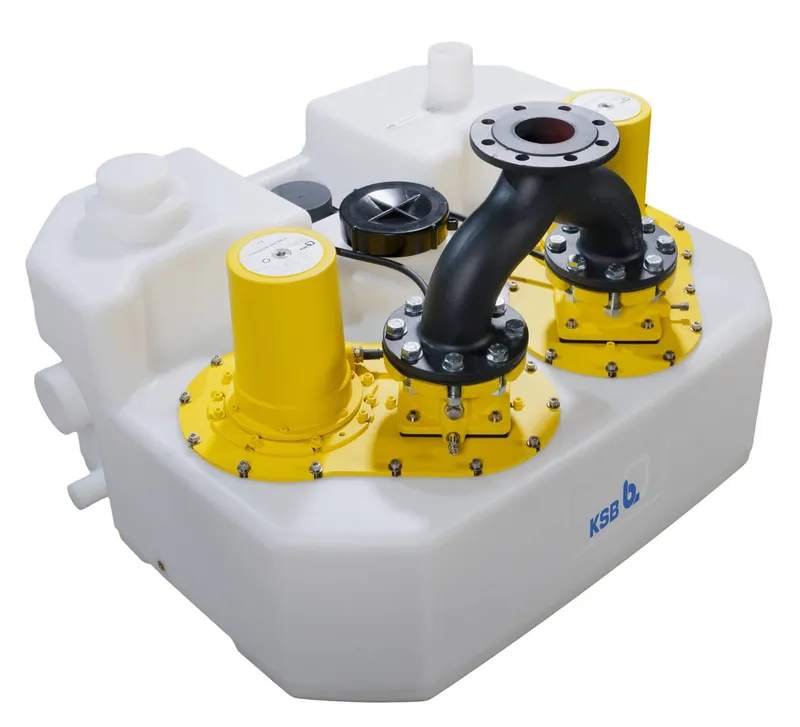 KSB Hebeanlage MiniCompacta UZ1.150 E mit Rückflusssperre, Steuerung LCB2