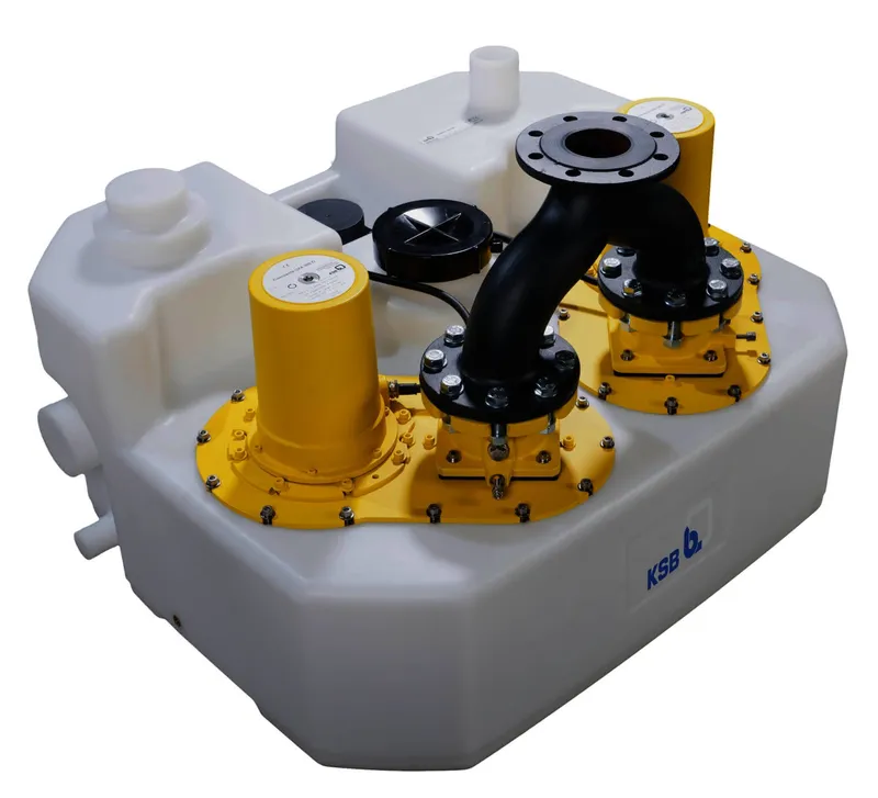 KSB Hebeanlage MiniCompacta UZ2.150 D/C mit Rückflusssperre, Steuerung LCB2