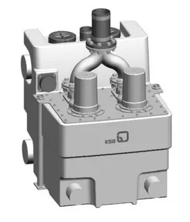 KSB Hebeanlage Compacta UZ 4.450 D mit Rückflusssperre, Steuerung LCB2 – Bild 2