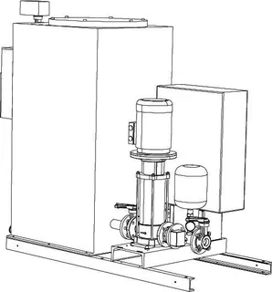 KSB Sicherheitstrennstation Safety Boost MVP 1/0607, 1 Pumpe 1,5 kW – Bild 2